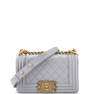Chanel Boy Flap Bag Quilted Caviar #238302C48B